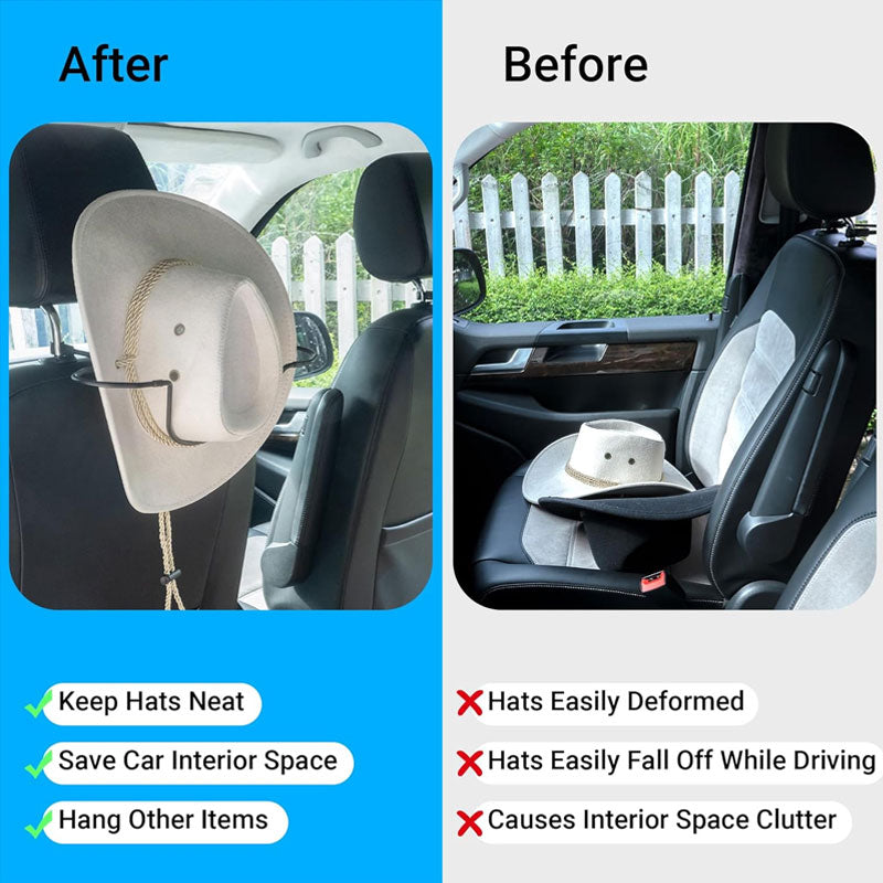 Western Hat Rack for Vehicles 🤠 — Protect Your Crown on Every Trail