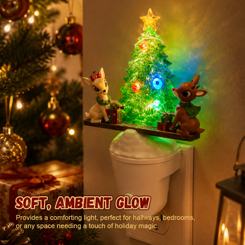 🎄 Early Christmas Sale | Christmas Tree LED Night Light | Teeter-Totter Holiday Decor & Gift