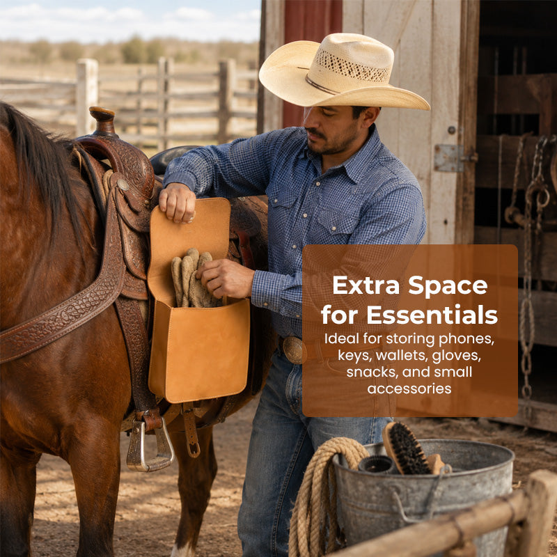 🤠🐎 Western Saddle Storage Bag