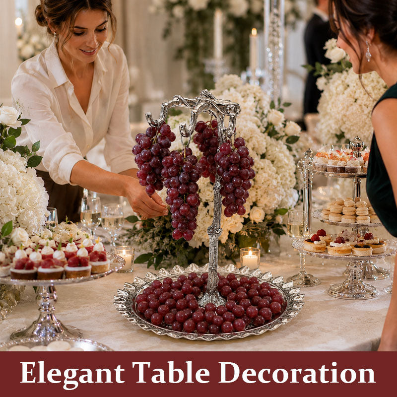 🍇✨ Elegant Grape Serving Stand for Parties & Table Decor