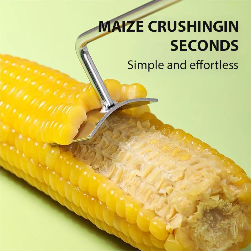 Long Handle Stainless Steel Corn Stripping Tool