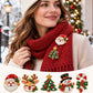 DIY Diamond Painting Christmas Brooch Kit