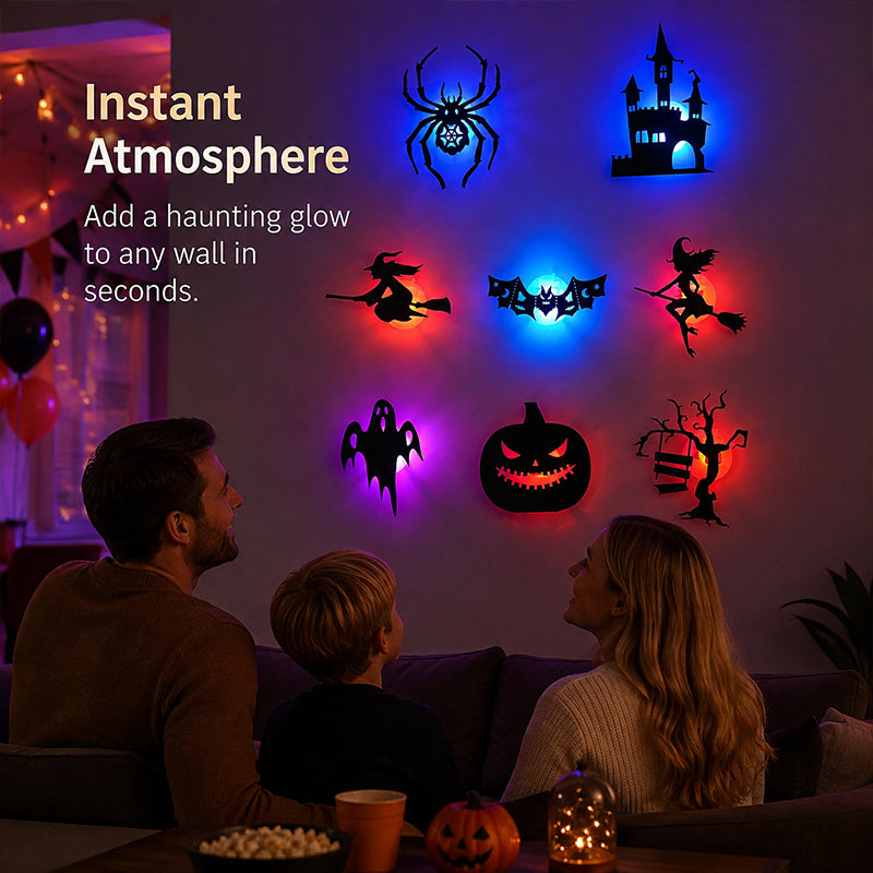 🎃 Halloween LED Wall Decor Lights