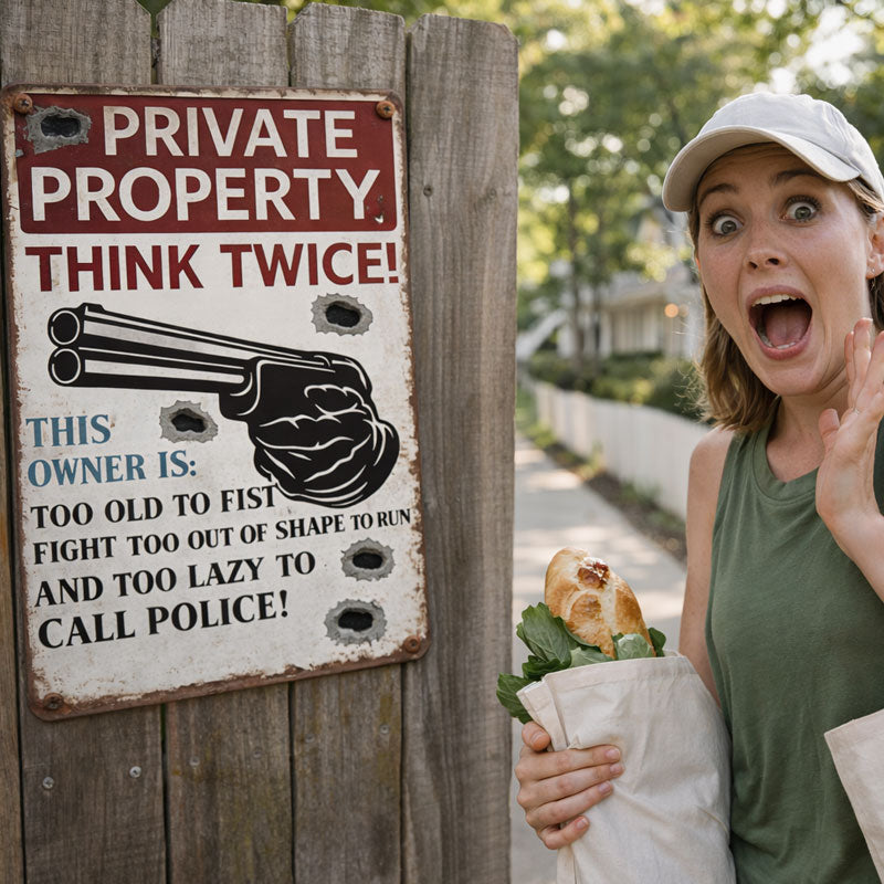 Private Property Marker
