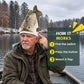 Funny Fish Head Hat – Novelty Fishing Gift for Anglers