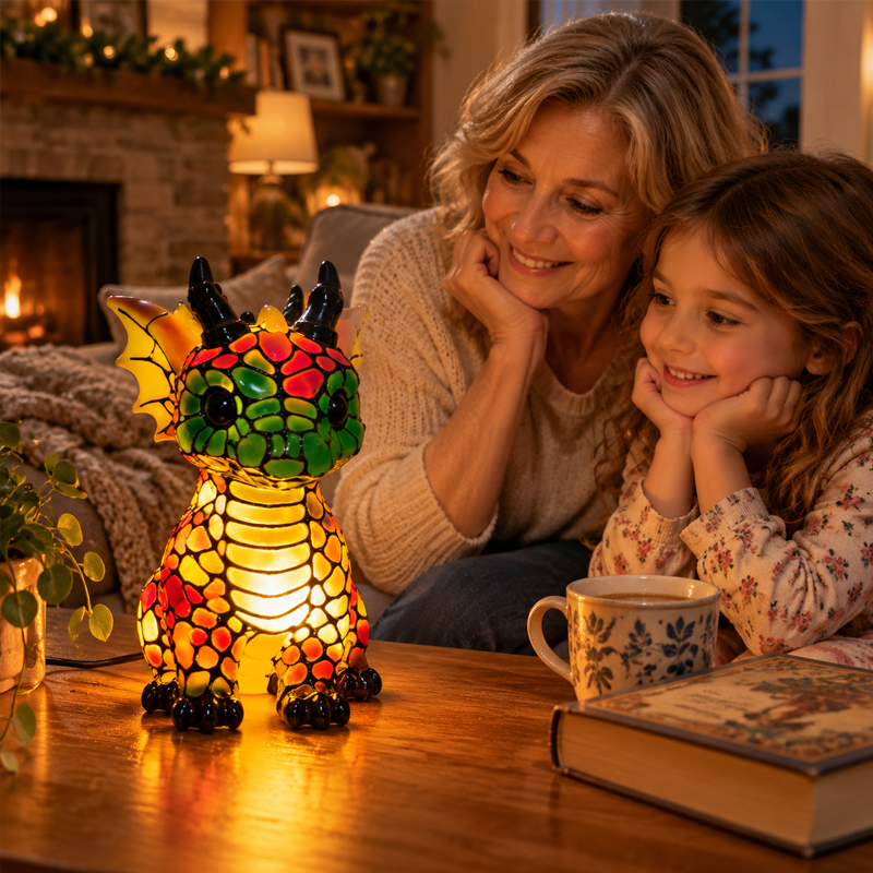 Colorful Dragon LED Accent Light – Fantasy Decorative Night Lamp