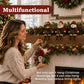 Festive Christmas Stocking Holder Figurines