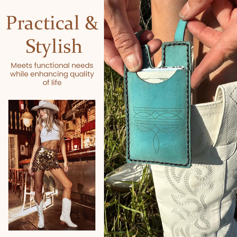 The Original Western Boot Wallet 👢 — Your Secret Essential for Hands-Free Freedom