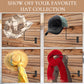 Wall-Mounted Metal Hat Rack