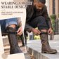 Western Cowboy Boot Straps – Adjustable Hook-and-Loop Boot Shaft Tighteners