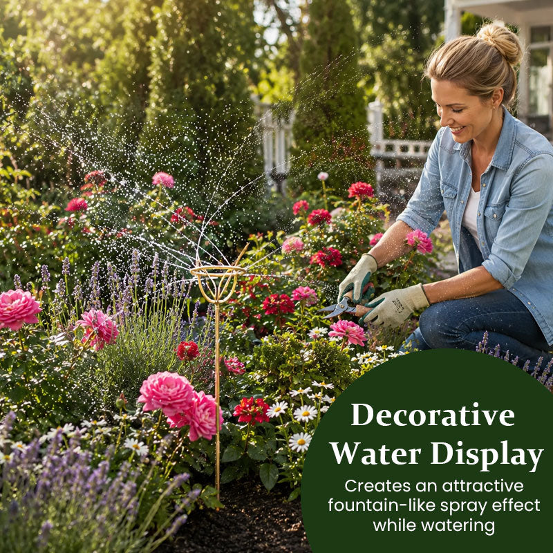 🌿💦 Rotating Garden Sprinkler Head