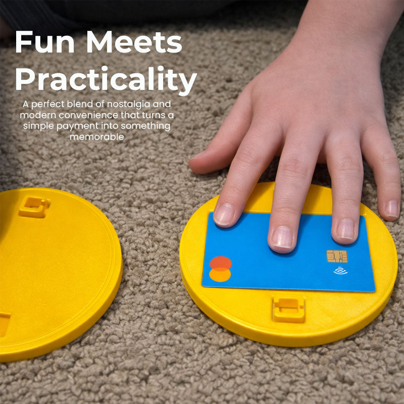 Retro Gold Coin Card Holder