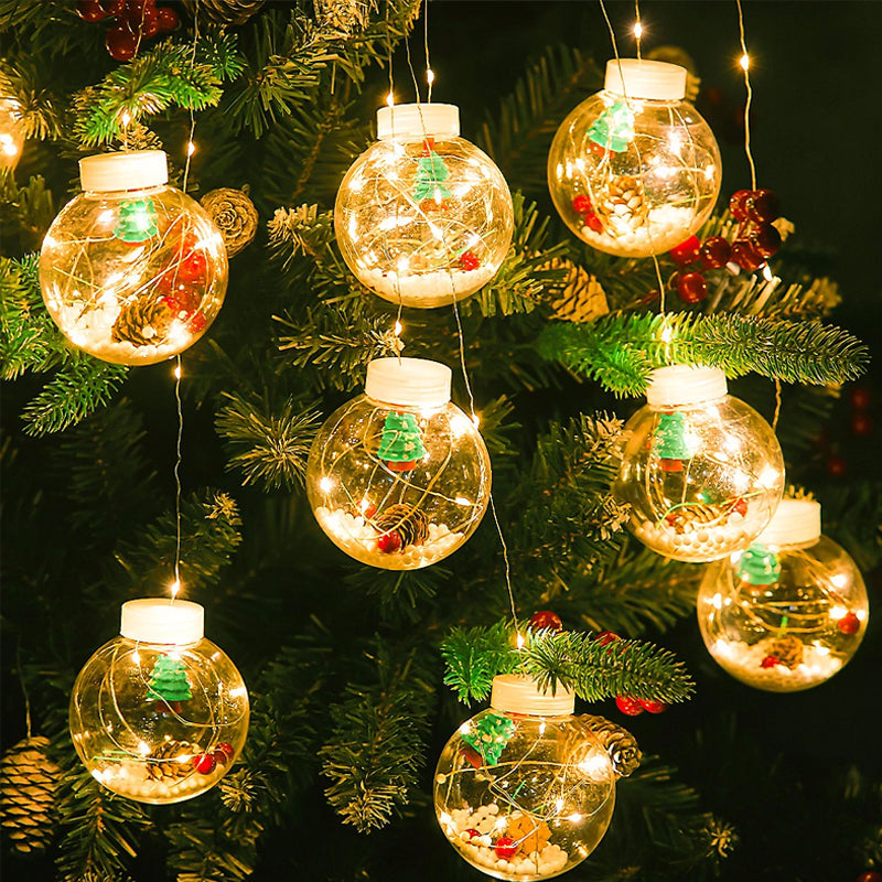 LED Christmas Hanging Ornaments | Cozy Holiday Lights For Tree, Window & Home Decor
