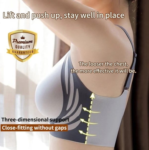 🔥🎁Super gather bra | Wireless Push-up Bra👍No more sagging breasts