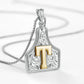 🤠 Letter Pendant CowTag Initial Necklace