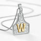 🤠 Letter Pendant CowTag Initial Necklace