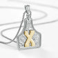 🤠 Letter Pendant CowTag Initial Necklace