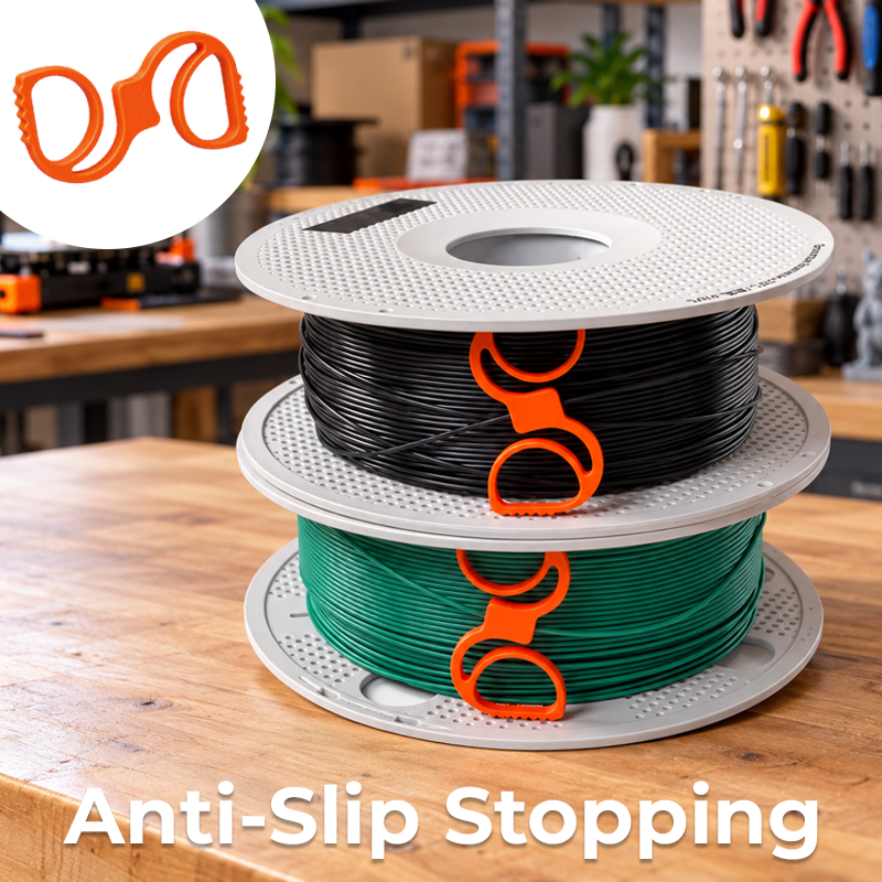 3D Printing Filament Clip – Wearable Anti-Tangle Spool Holder