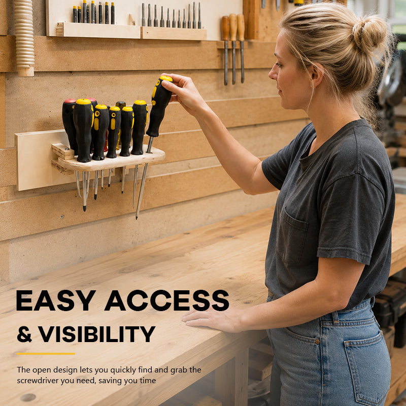 Screwdriver Storage Rack