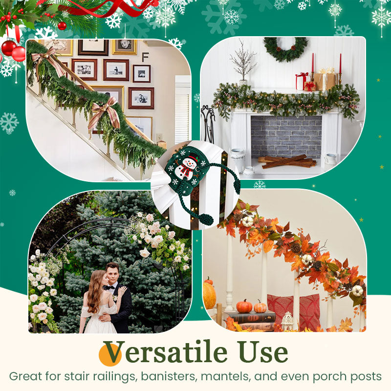Christmas Wreath Ties - 5 Festive Styles for Railings
