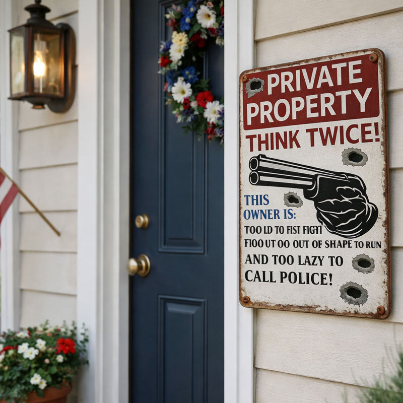 Private Property Marker