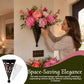 Wall-Mounted Plant Vase Decor