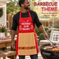 🎅 Christmas BBQ Apron – Funny Holiday Grill Master Apron with Towel