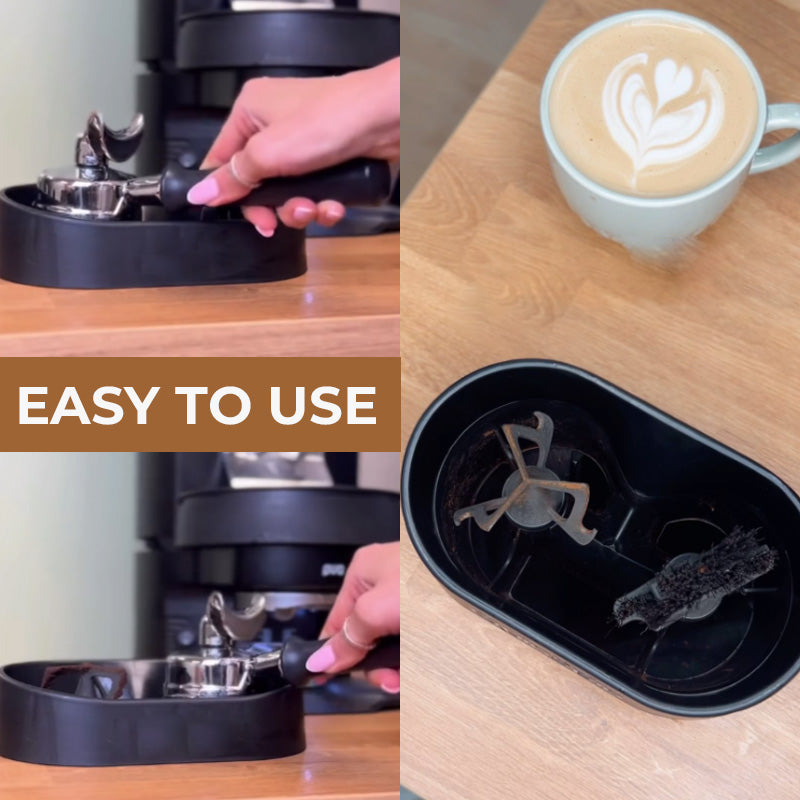 ☕ The "Knock Box Killer" | Electric Automatic Portafilter Cleaner ✨