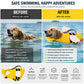 Cute Animal Dog Life Jacket – Fun Swimming Vest for Dogs, Safe & Comfortable Floatation Gear