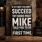 Funny "If At First You Don't Succeed" Vintage Wall Sign