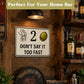 😂 Funny Porch Sign – A Conversation Starter for Your Front Door
