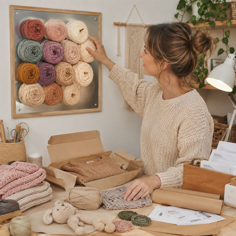 Magnetic Yarn Wall Storage Holder