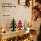24-Day Wooden Christmas Tree Advent Calendar with Ornaments