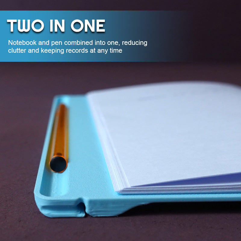 Notebook with pencil case