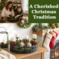 Christmas Forest Advent Candle Holder | 4-Week Holiday Countdown Decor