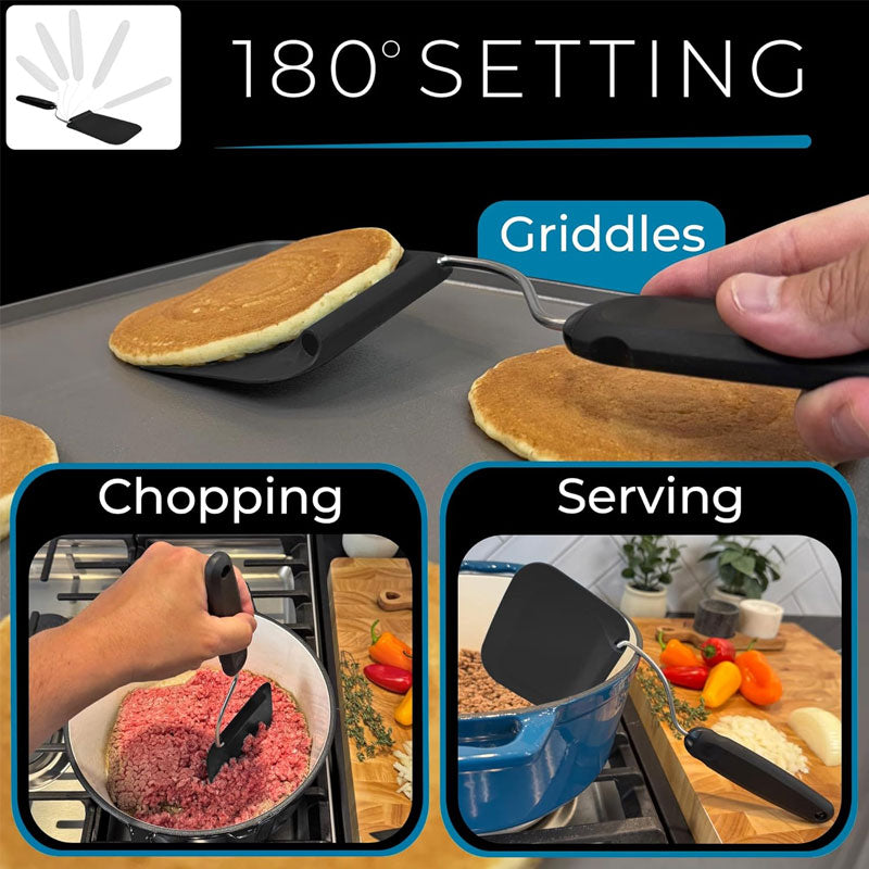 Adjustable Angle Spatula For Air Fryers And Frying Pans🛑🍳