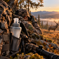 Silent Collapsible Hunting Water Bottle – 500ML Soft Flask for Outdoor Adventure
