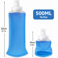Silent Collapsible Hunting Water Bottle – 500ML Soft Flask for Outdoor Adventure