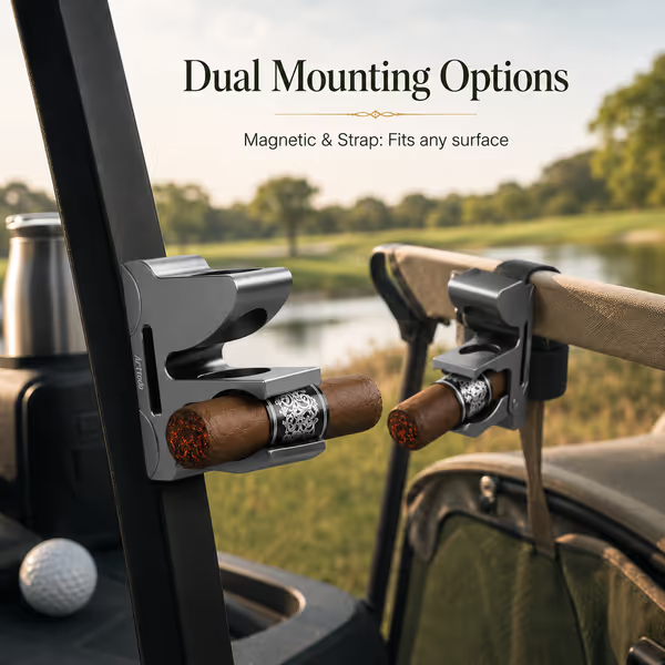 Universal Magnetic Cigar Clip for Golf Cart