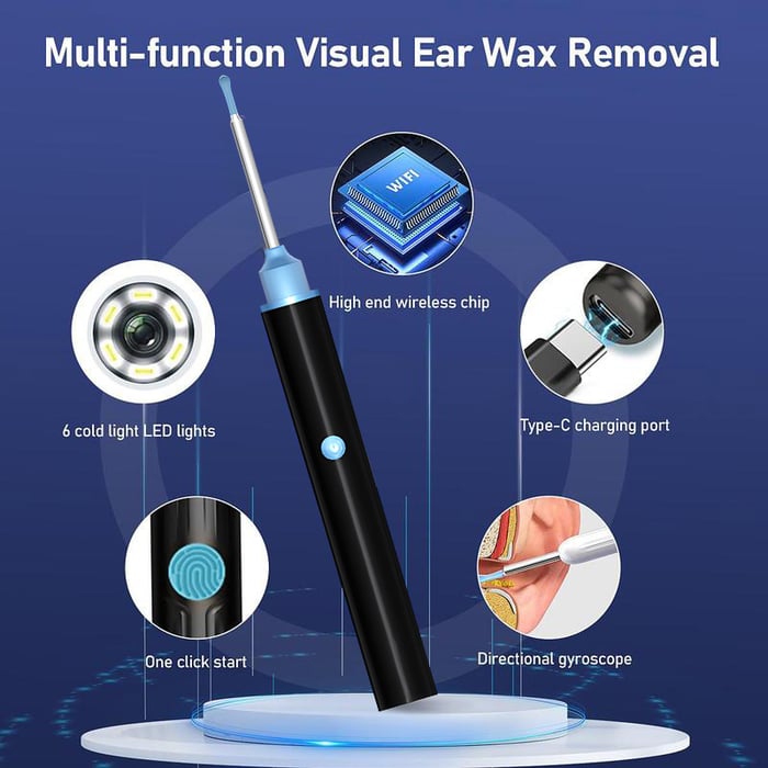 Smart Visual Ear Spoon Tool Set