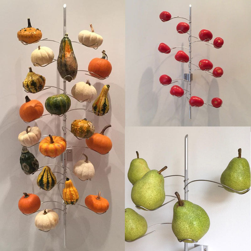 Wall-Mounted Fruit & Vegetable Storage Rack