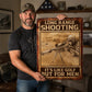 🎯Long-Range Shooting Wall Sign: Perfect Man Cave Decor & Gift for Hunters