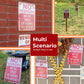 No Trespassing—We're Tired of Hiding Bodies (Metal Sign)