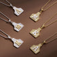 🤠 Letter Pendant CowTag Initial Necklace