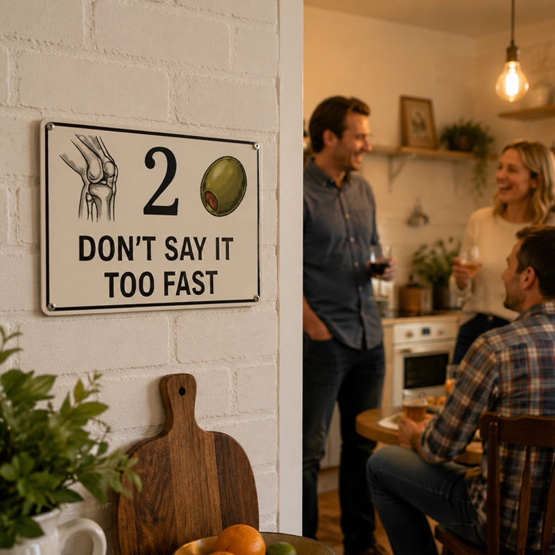 😂 Funny Porch Sign – A Conversation Starter for Your Front Door