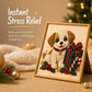 Christmas Cat Pearl Diamond Painting Kit