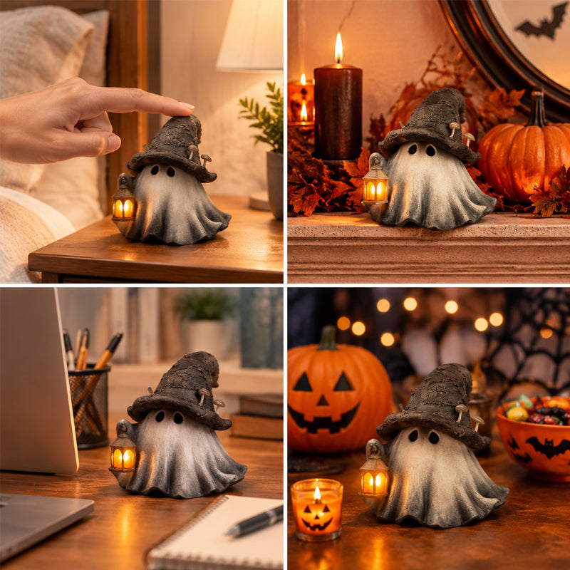 Ghost Wizard Lantern Ornaments