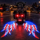 American Flag Motorcycle LED Ground Projection Lights