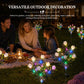 Solar Gardenia Flower Lights 🌸 LED Simulation Flower Lamps for Courtyard & Garden Decoration, Outdoor Waterproof Ambient Lighting