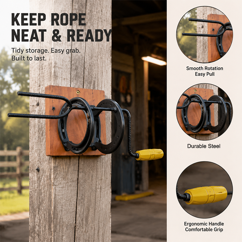 🤠 Horseshoe Rope Organizer